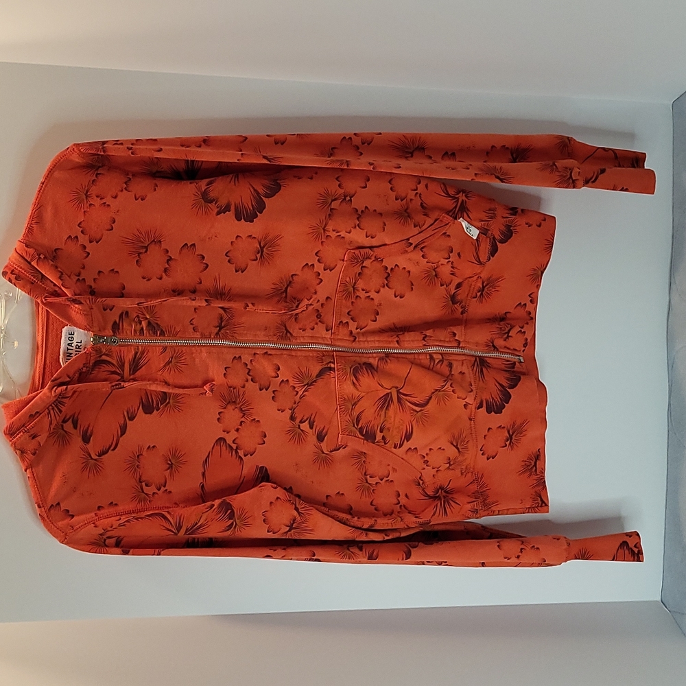 Vintage Girl Full Zip Hoodie